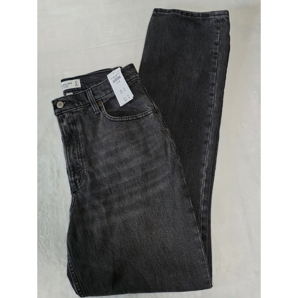 Abercrombie & Fitch High Rise Black Wash Women's Jeans